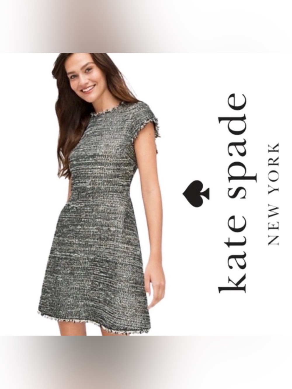 NWT Kate Spade New York Party Tweed Dress Size 6 PRICE FIRM